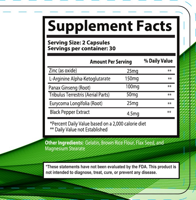 Supplement Facts label
