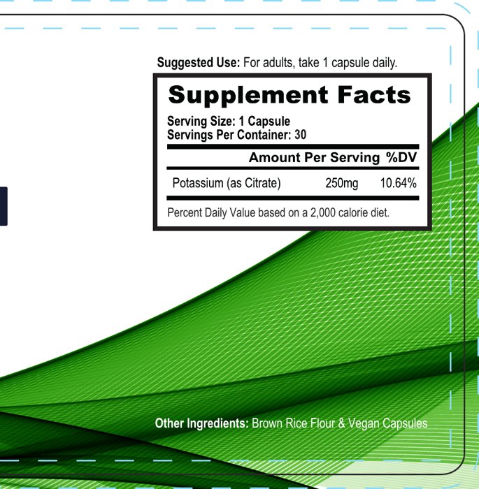 Supplement Facts label
